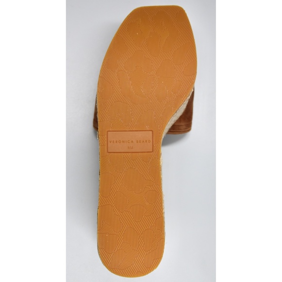 NEW VERONICA BEARD GABLE HAZELWOOD SUEDE ESPADRILLE PLATFORM WEDGE SANDAL. SZ 8M - Picture 10 of 10